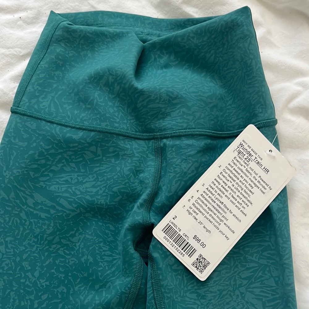 lululemon Wunder train HR tights 25”